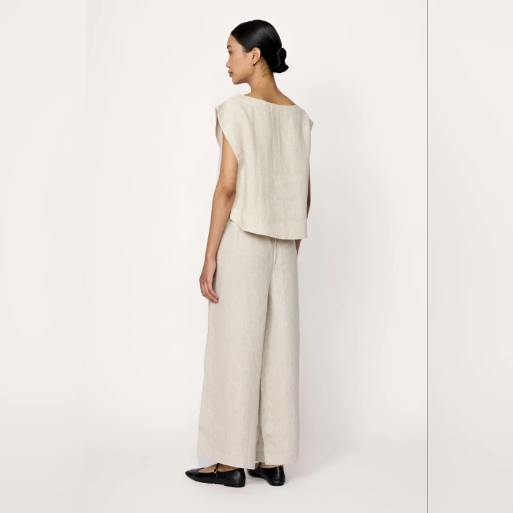 EUC Laude the Label Linen Everyday Pant- XS, Natural - Picture 2 of 4